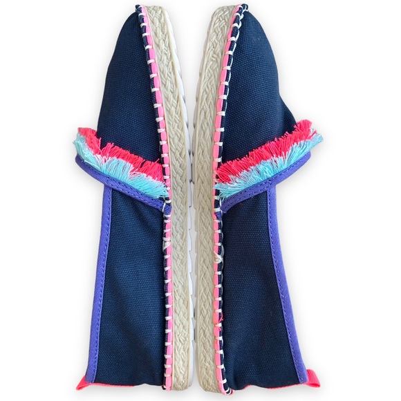 Sperry Top Sider Skysail Navy Blue Espadrilles Girls Size 3 - Picture 10 of 13